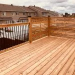 cedar wood decks composite