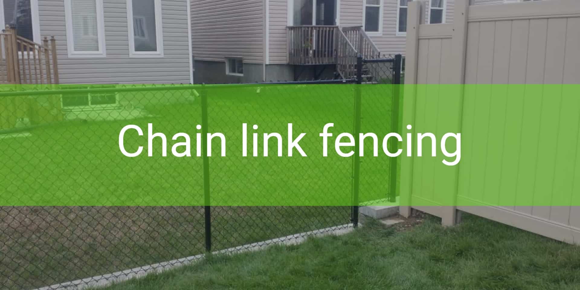 Chain Link Fences Chain Fence Contractor Ottawa Elie's Fencing