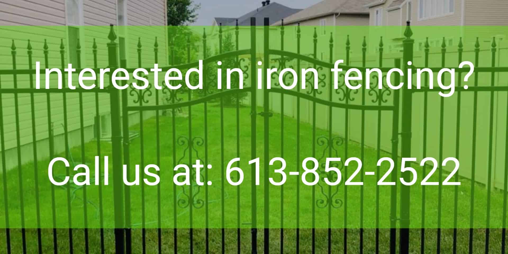 Iron Fences Ottawa Iron Fence Installation Elie S Fencing Solutions   Iron Fences 1 