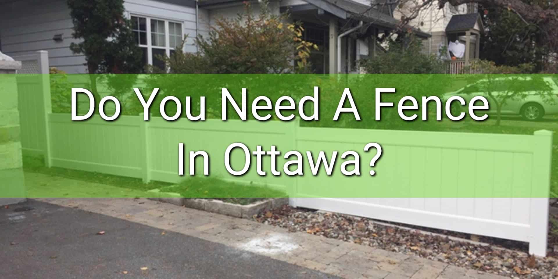 Ottawa Fence Contractor PVC, Simtek, Iron, ChainLink, And Wood Fences
